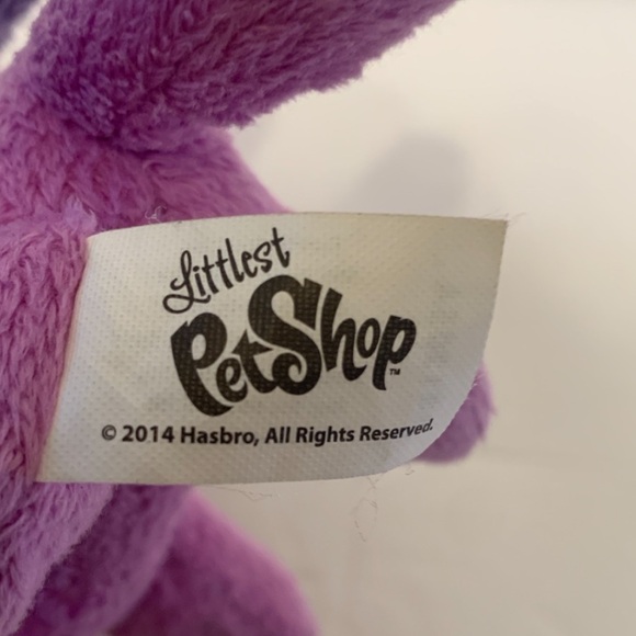 Littlest Pet Shop Plush Zoe Trent Purple Dog Stuffed Animal LPS - Picture 11 of 12